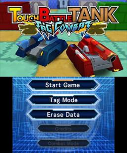 Touch Battle Tank - Tag Combat Title Screen